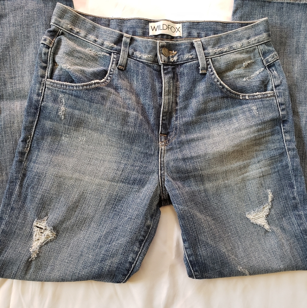 Wildfox lola oversized boyfriend  jeans